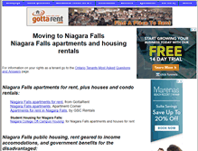 Tablet Screenshot of niagarafalls.ontariotenants.ca