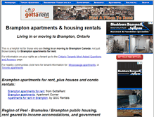 Tablet Screenshot of brampton.ontariotenants.ca