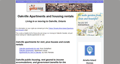 Desktop Screenshot of oakville.ontariotenants.ca