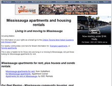 Tablet Screenshot of mississauga.ontariotenants.ca