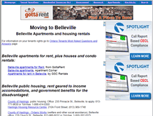 Tablet Screenshot of belleville.ontariotenants.ca