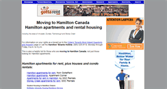 Desktop Screenshot of hamilton.ontariotenants.ca