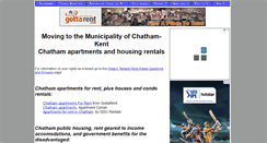 Desktop Screenshot of chatham.ontariotenants.ca